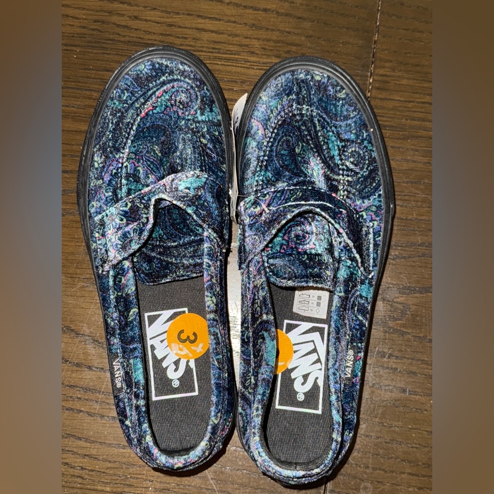 Vans Style 53 Velvet Paisley Kids Shoes